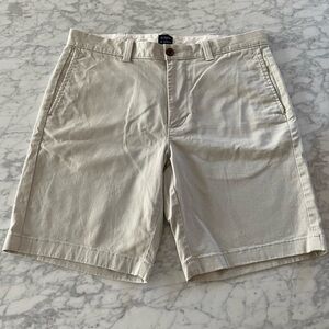 Jcrew light khaki chino shorts
